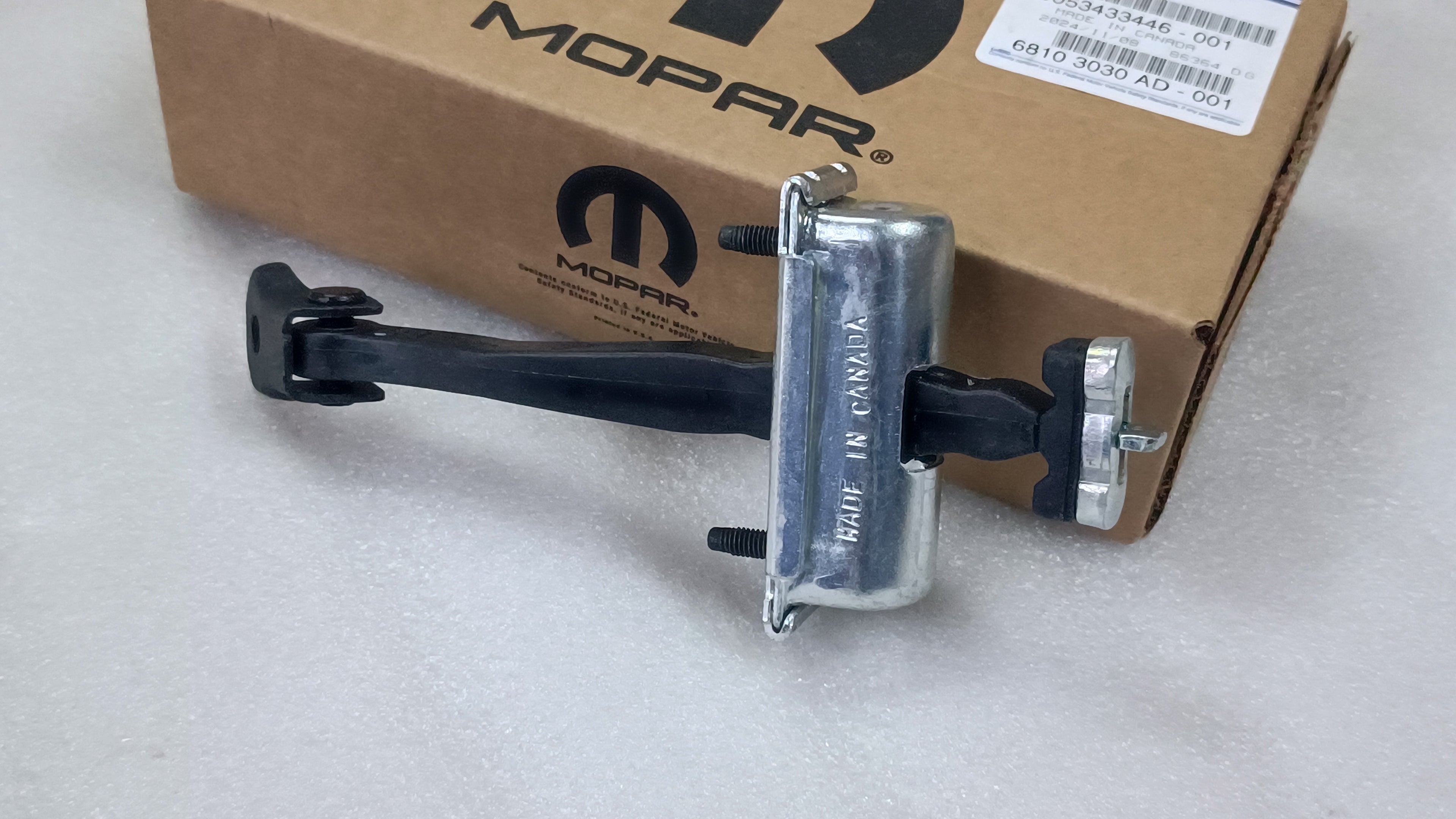 Genuine Mopar 2014-2023 Cherokee Front Door Check 68103030AD