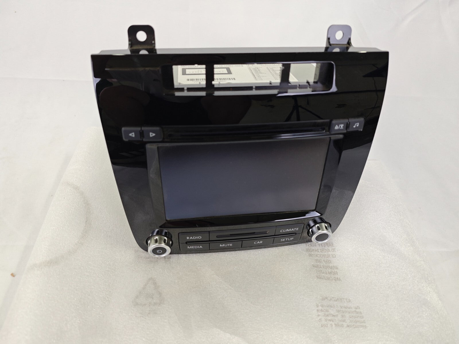 Original VW Touareg 7P Radio a/C Multimedia Control Panel SD 7P6035162A