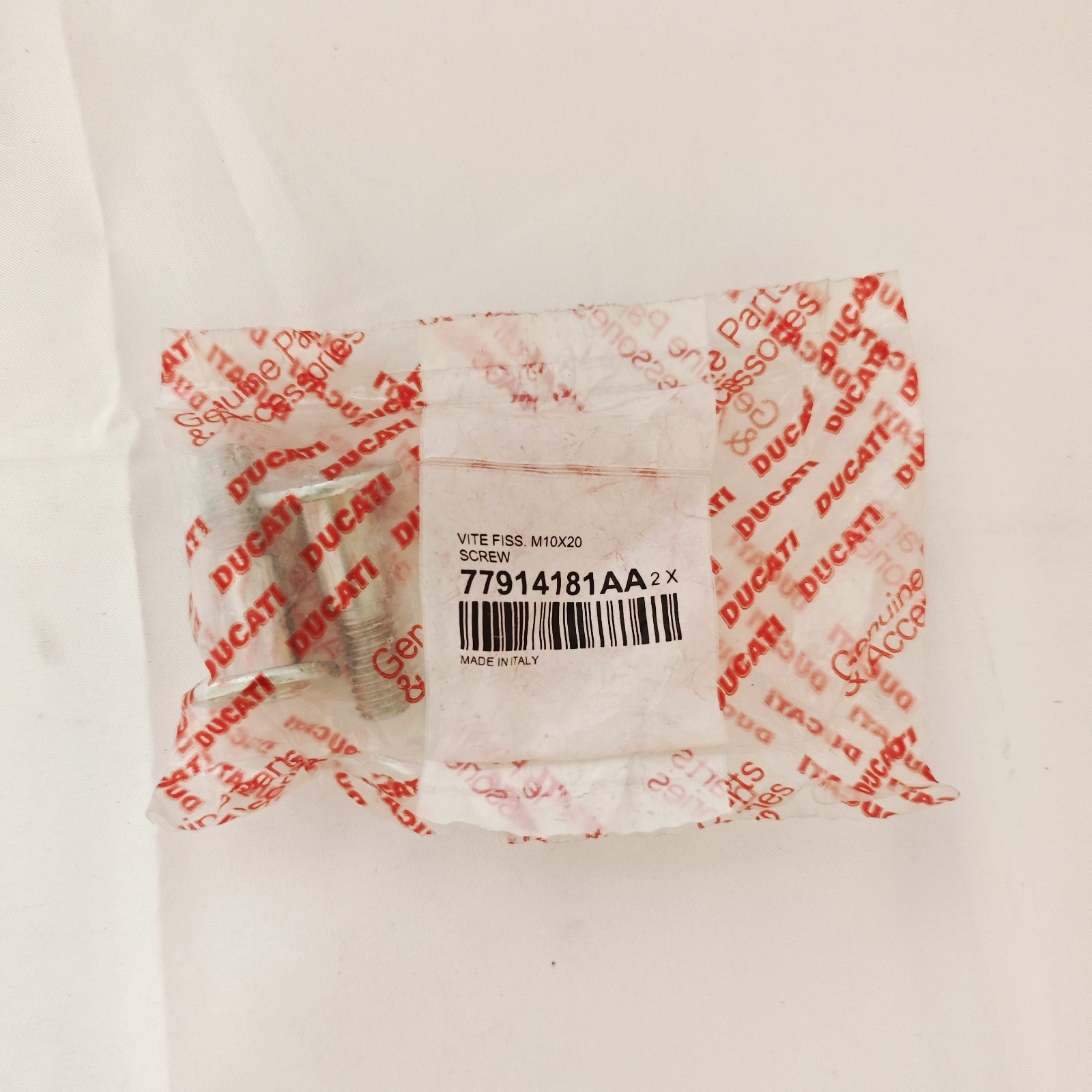 DUCATI GENUINE OEM Foot Peg Mount Screw 77914181AA - CUSTOMS DUTY INCLUDED!