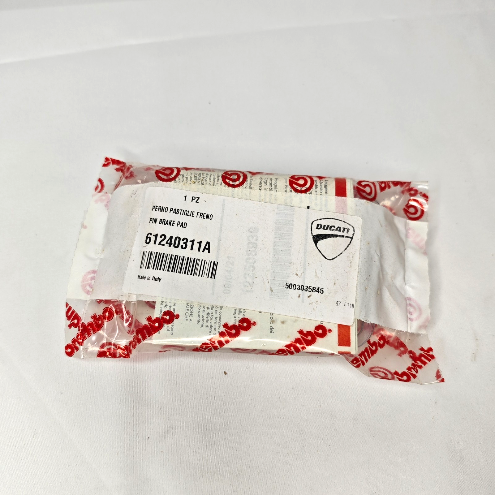 Ducati Rear Brake Caliper Pad Pin Multistrada 1200 1260 950 V4 V2 61240311A