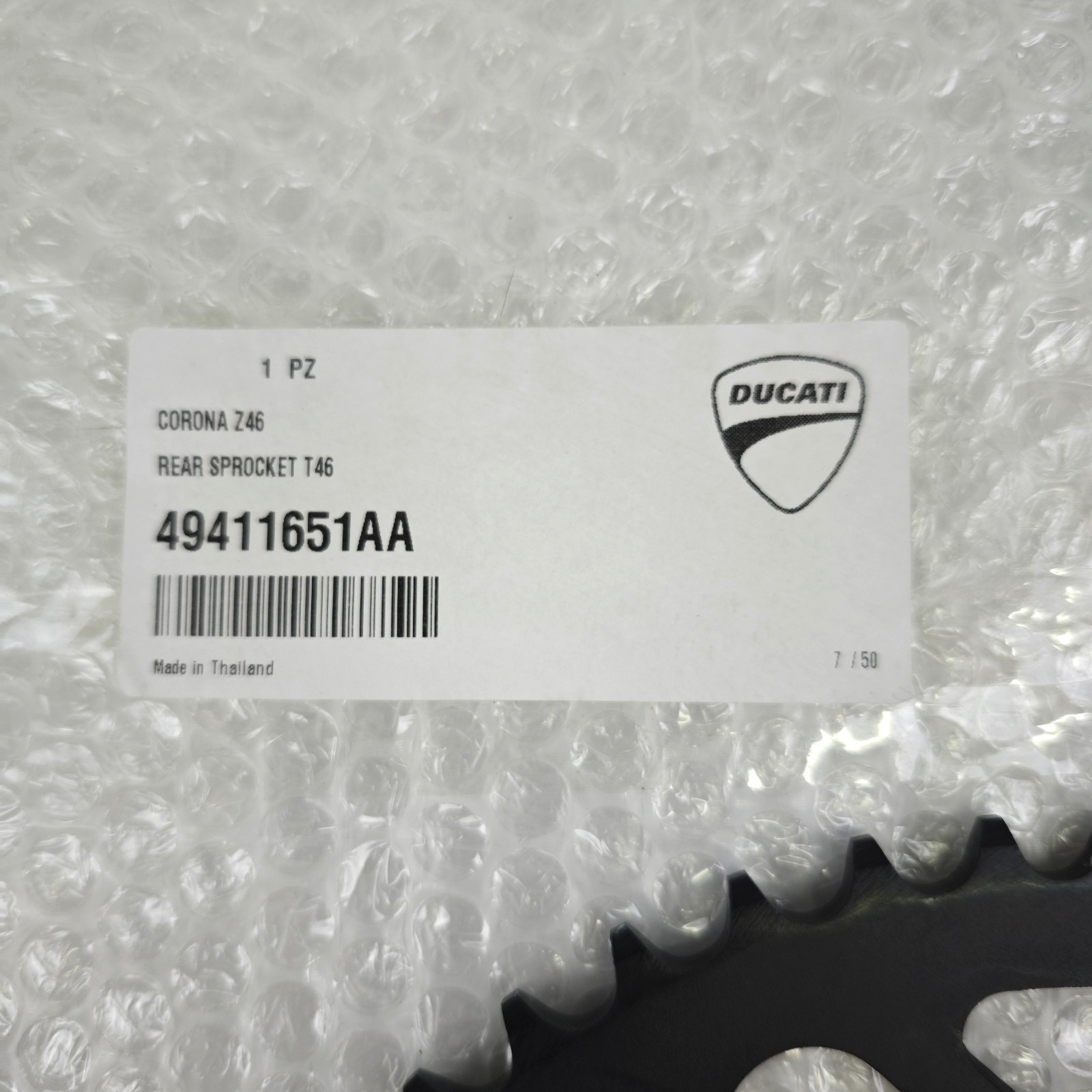[New] Ducati Genuine Chain Sprocket Teeth 46 Monster Scrambler 49411651AA