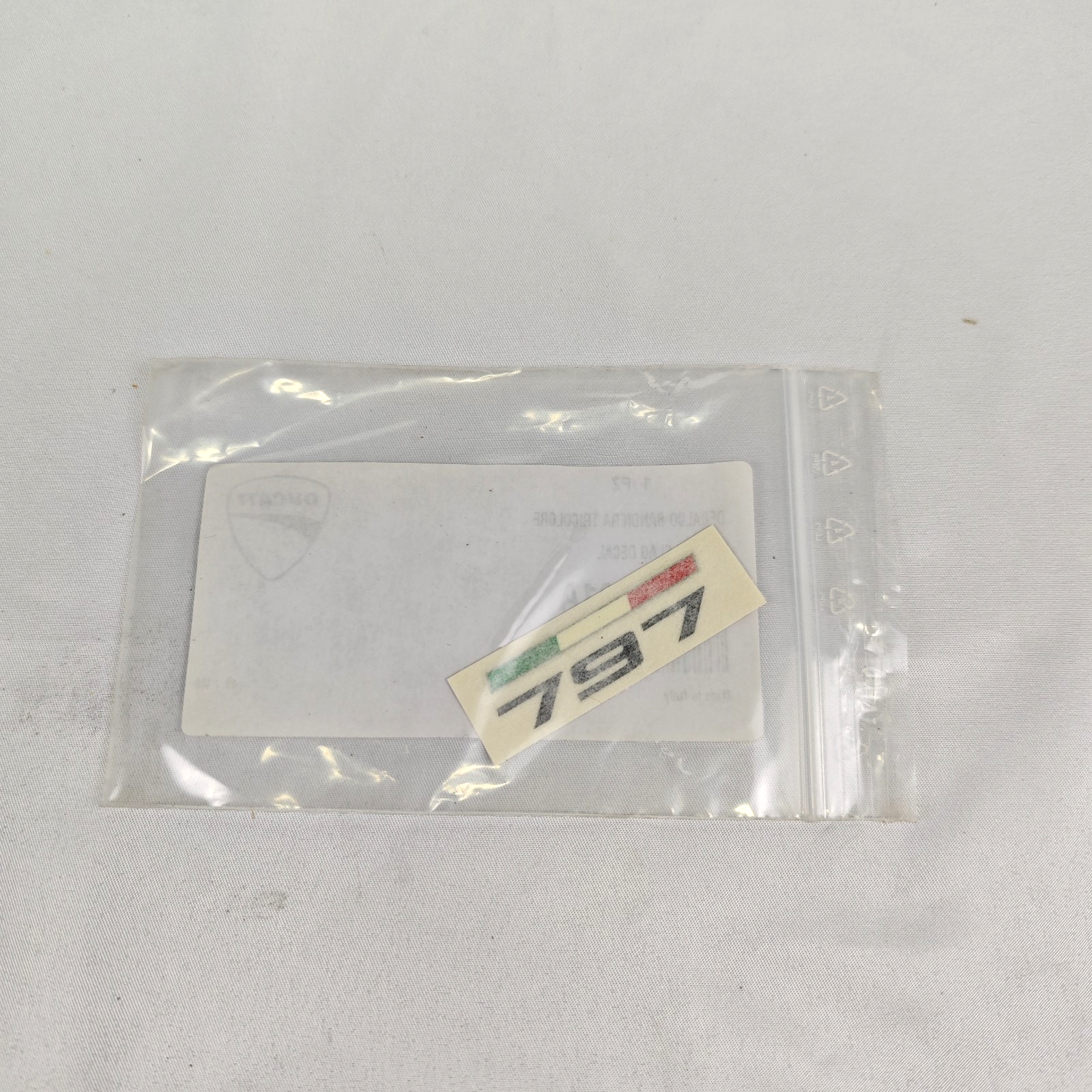 [New] Ducati Genuine Fuel tank sticker - 797 Monster, Plus 43513691A