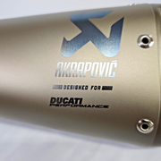 [New] Ducati Performance Exhaust Silencer Muffler Left AKRAPOVIC 96412672A