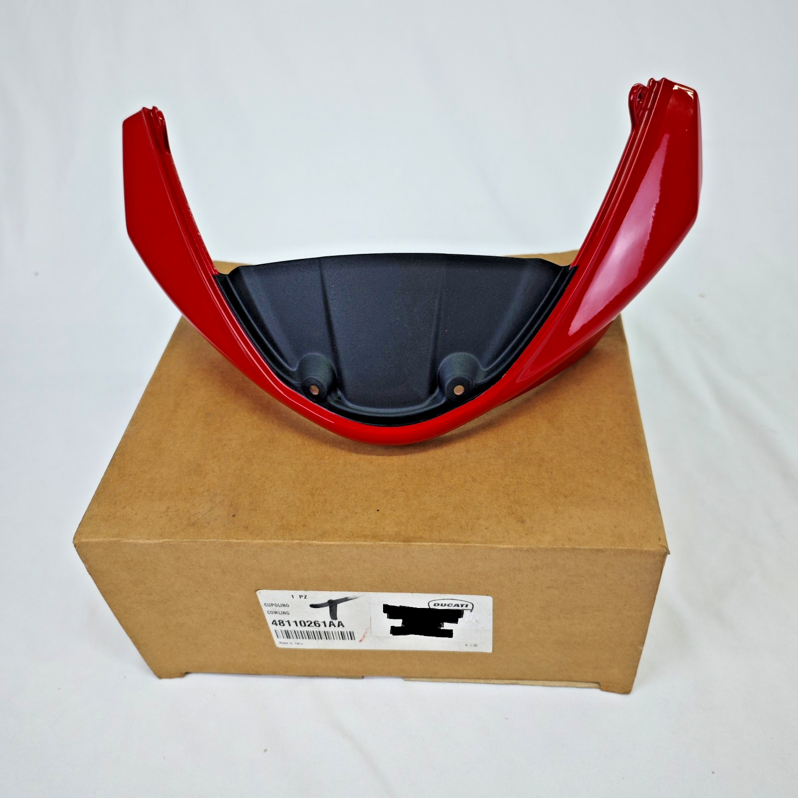 Genuine Ducati 2009-2012 Front Nose Headlamp Housing Cowling Red 48110261AA