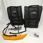 Ducati Genuine OEM Scrambler 1100 Saddle Bag Set 96781401A w/ Supports 96781361A